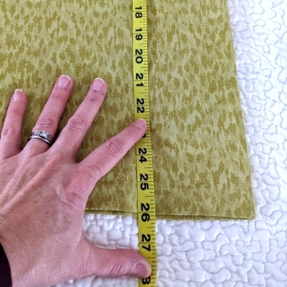 ATHLETA Mustard Gold Animal Print Exercise Top L - Picture 5 of 10